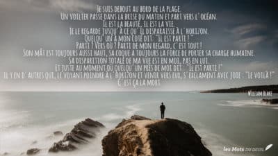 Le voilier - William Blake - Les mots du deuil